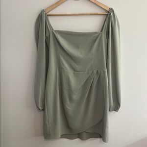Abercrombie & Fitch Sage Long Sleeve Dress